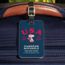 Recherche de pilot luggage tags Snoopy