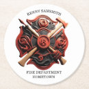 Recherche de emblème dessous de verres Pompier