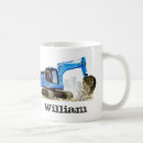 Recherche de camion de construction tasses Excavatrice