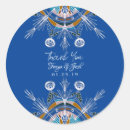 Recherche de indien mariage autocollants Bleu