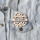 Recherche de motif noir et orange badges Chute