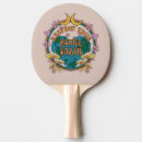 Recherche de années 1970 raquettes ping pong Hippie