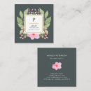 Recherche de fleurs mignonnes cartes visite Girly
