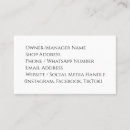 Recherche de vêtements cartes visite Toute personne