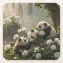 Recherche de pandas mignons dessous de verres Faune