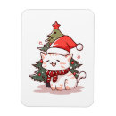 Recherche de chat père noël magnets Arbre de noël