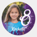 Recherche de moyen âge autocollants Jeune fille