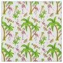 Recherche de flamants roses tissus Vert