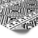 Recherche de motif aztèque posters Noir