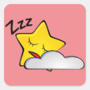 Recherche de lune sommeil autocollants Endormi