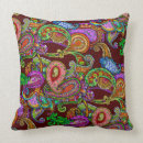 Recherche de paisley coussins Ethnique