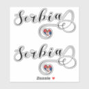 Recherche de serbia autocollants Flag of serbia