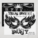 Recherche de fête 14x19 invitations Mascarade