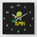 Recherche de raquette de tennis horloges Vert