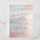 Recherche de boho 16ans anniversaire invitations Rose pâle