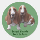 Recherche de basset autocollants Chiot