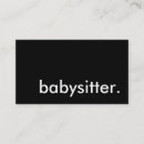 Recherche de carte babysitter visite cartes visite Bébé