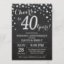 Recherche de quarantième de mariage anniversaire invitations 40 ans ensemble
