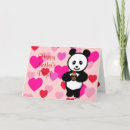 Recherche de panda kawaii vœux cartes Drôle