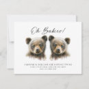Recherche de jumeaux 11x14 invitations Baby