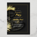 Recherche de black and gold foil invitations Métallisé