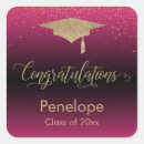 Recherche de rose gold graduation autocollants Célébration