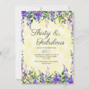 Recherche de jaune et lavande invitations Aquarelle florale