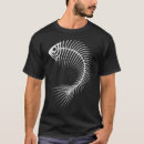 Recherche de arête de poisson tshirts Abstrait