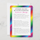 Recherche de arc en ciel 11x16 invitations Pour tous