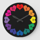 Recherche de nombres colorés horloges Arc en ciel
