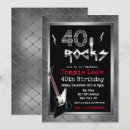 Recherche de guitar anniversaire invitations Rock n roll