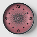 Recherche de soie horloges Rose