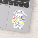 Recherche de bonheur autocollants Snoopy