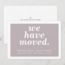 Recherche de nouvelle maison invitations Moderne