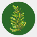Recherche de vert de fougère autocollants Plante