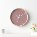 Recherche de rose vif horloges Blanc