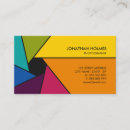 Recherche de appareil photo coloré cartes visite Couleurs