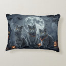 Recherche de chat bleu russe coussins Halloween