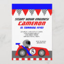 Recherche de karting cartes invitations Go kart
