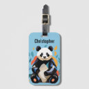 Recherche de panda bagages étiquettes Animal