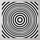Recherche de cercles concentriques posters Illusion optique