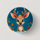 Recherche de renne badges Mignon