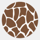 Recherche de motif girafe autocollants Animal