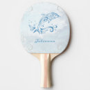 Recherche de dauphin raquettes ping pong Bleu