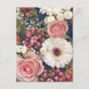 Recherche de fleurs de bouquet cartes postales Roses