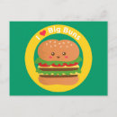 Recherche de hamburger kawaii cartes postales Restauration rapide