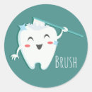 Recherche de brosse à dents autocollants Dentiste