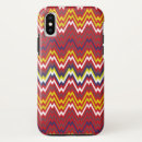 Recherche de motif zigzag iphone coques Vert