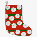 Recherche de fleur rouge chaussette de noël Fleurs