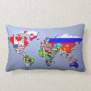 Recherche de drapeaux du monde coussins L'europe